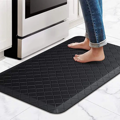 Kitchen Floor Mat Cushioned Anti-Fatigue Kitchen Rug Thick Waterproof Non-Slip Kitchen Mats for Kitchen Floor Office Sink