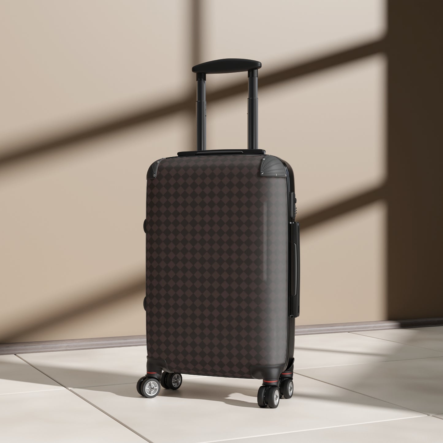 Ave 4 Brown Travel Suitcase