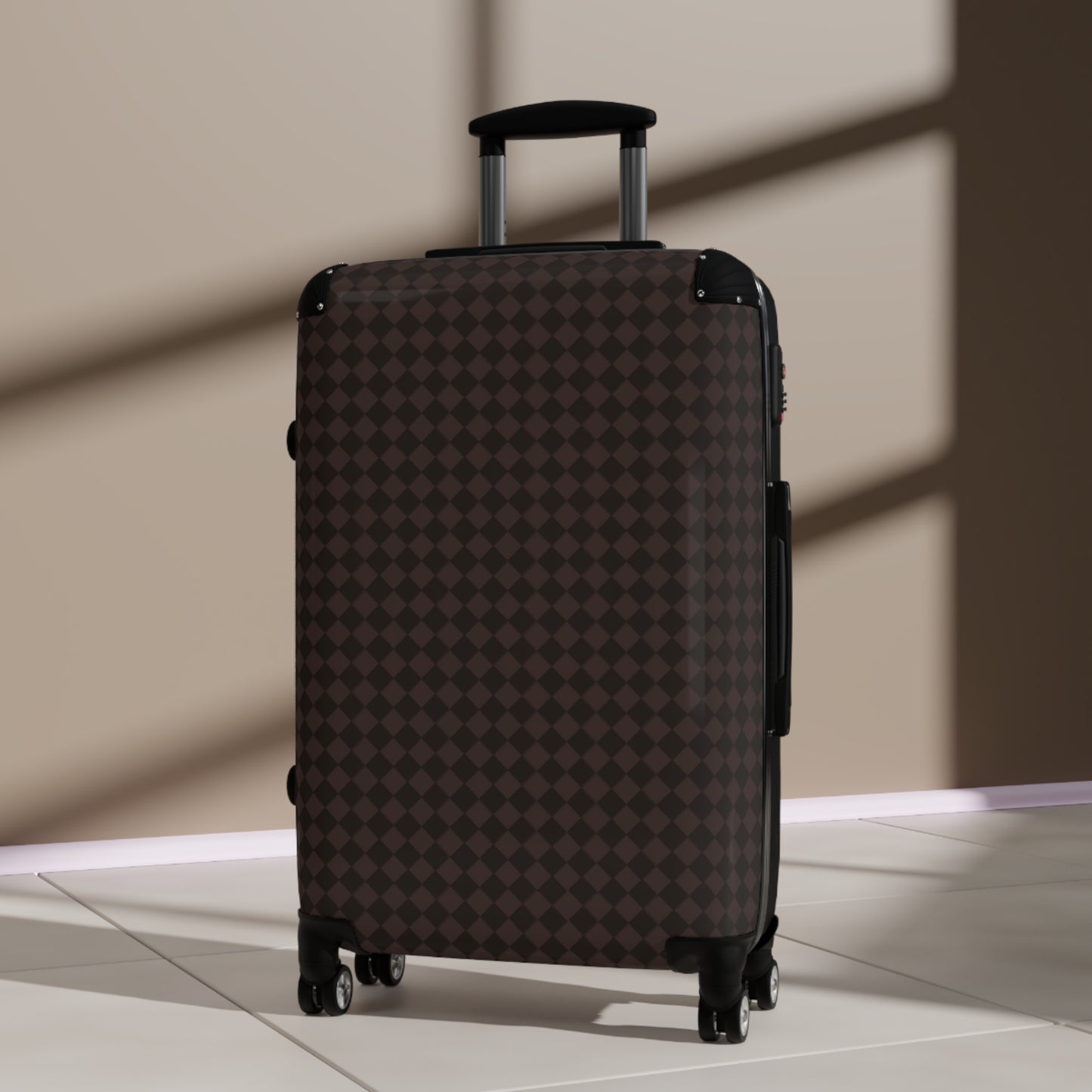 Ave 4 Brown Travel Suitcase