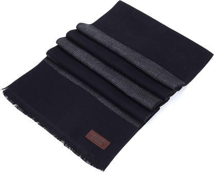 Mens Winter Scarf – Cashmere Feel Mens Scarves