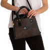 Compass Leather Shoulder Bag