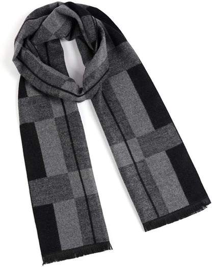 Cashmere Feel Scarf for Winter, Luxurious Unique Design Selection Scarf for Men & Women