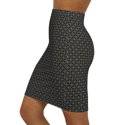 Compass Collection's Women's Mid-Waist Pencil Skirt