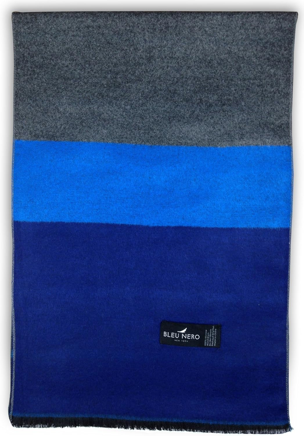 Bleu Nero Luxurious Winter Scarf Premium Cashmere Feel Unique Design Selection