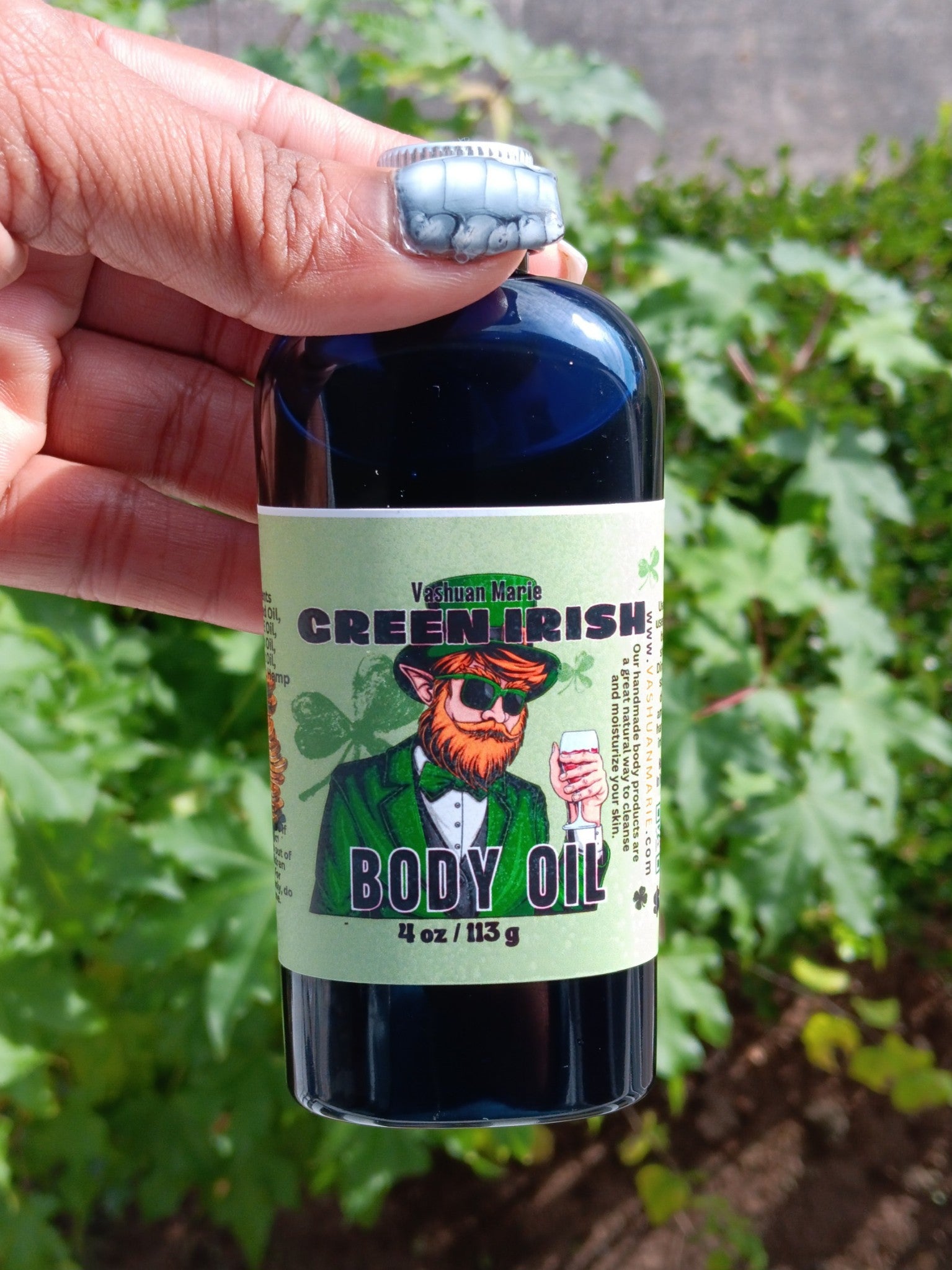 Green Irish Body Oil