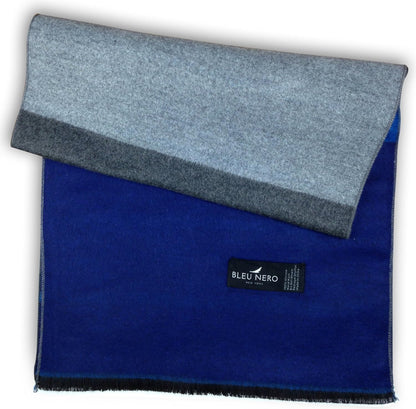 Bleu Nero Luxurious Winter Scarf Premium Cashmere Feel Unique Design Selection