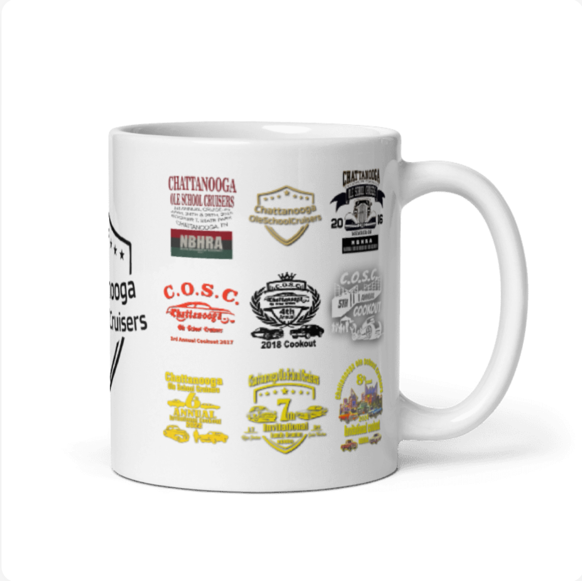 COSC White glossy mug