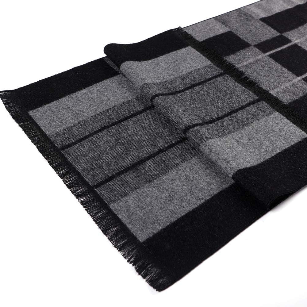 Cashmere Feel Scarf for Winter, Luxurious Unique Design Selection Scarf for Men & Women