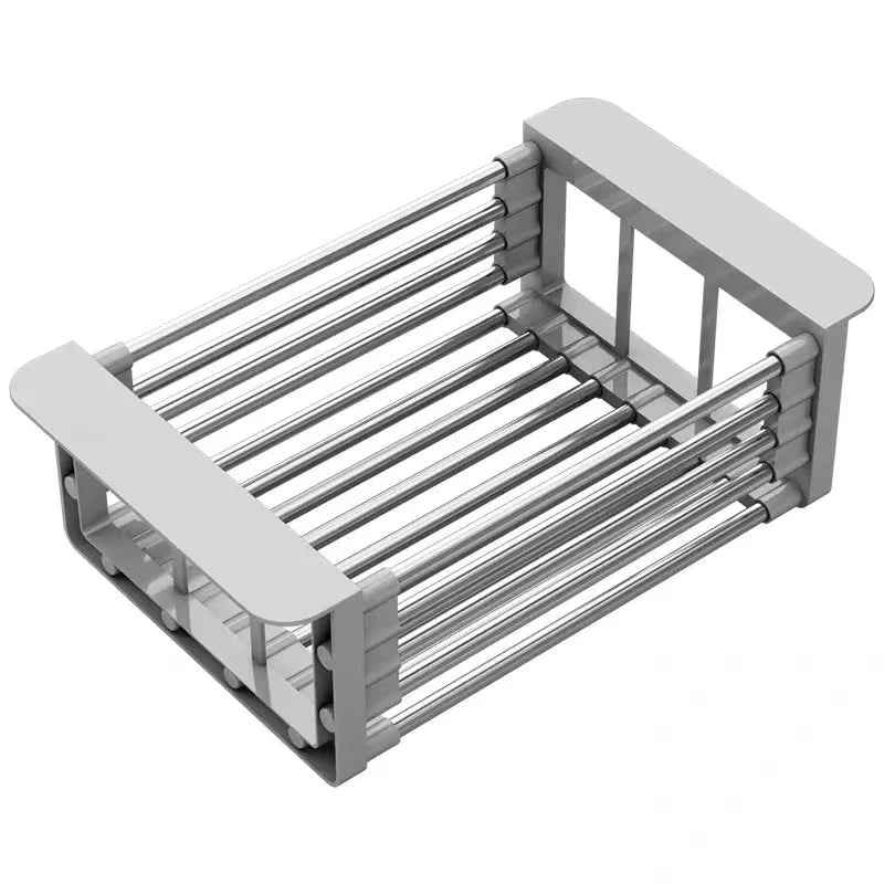 Kitchen Sink Drain Rack Dish Drain Rack Kitchen Basket Folding Drain Rack Stainless Steel Kitchen Sink Kitchen Washing Dishes