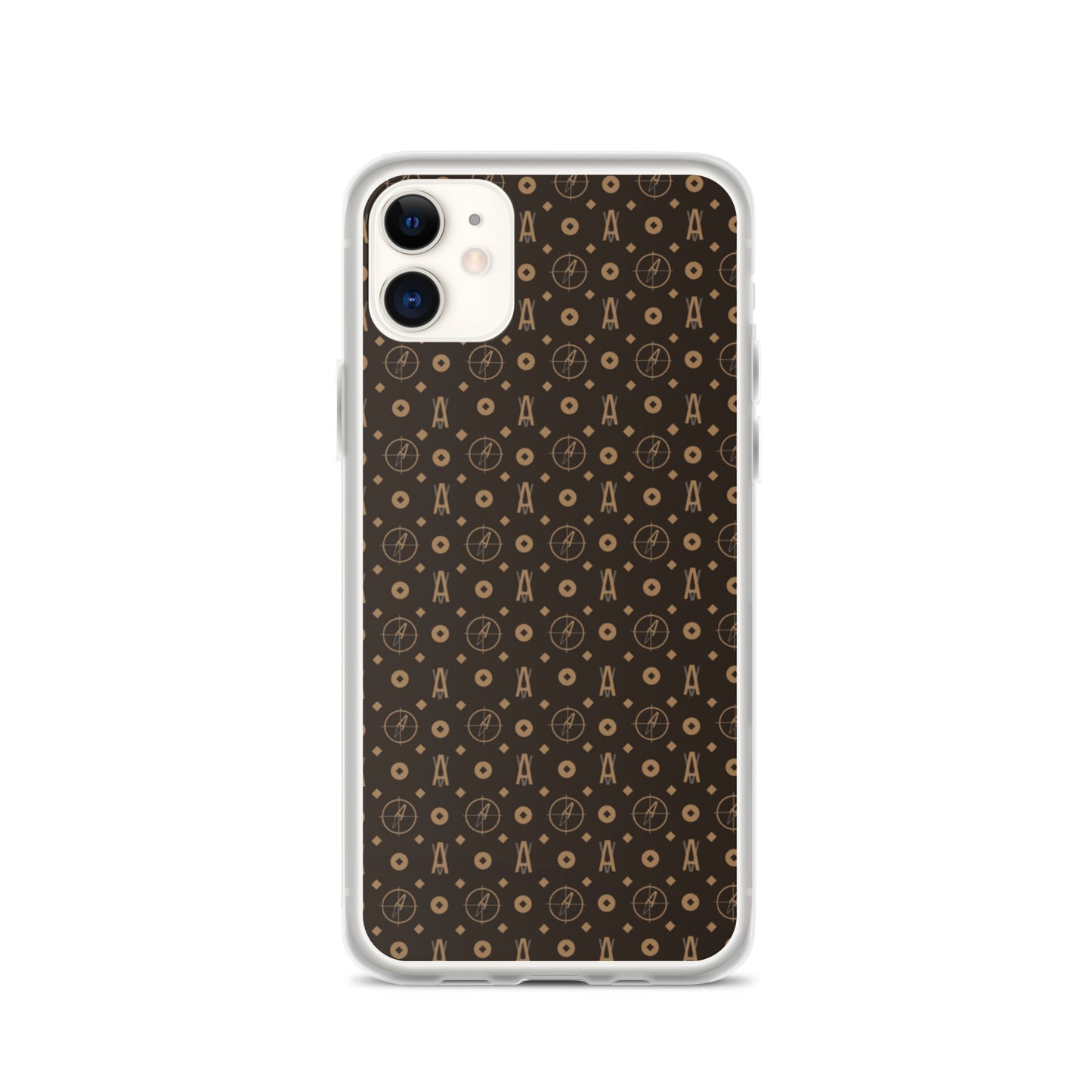 Ave Brown Clear Case for iPhone®