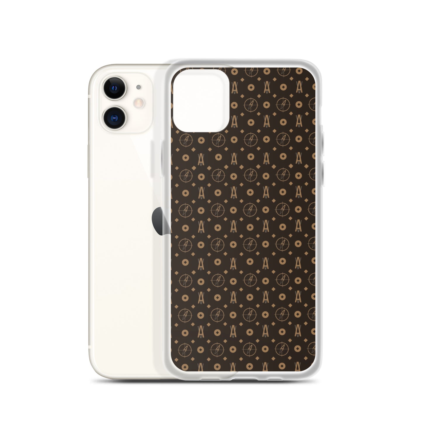 Ave Brown Clear Case for iPhone®