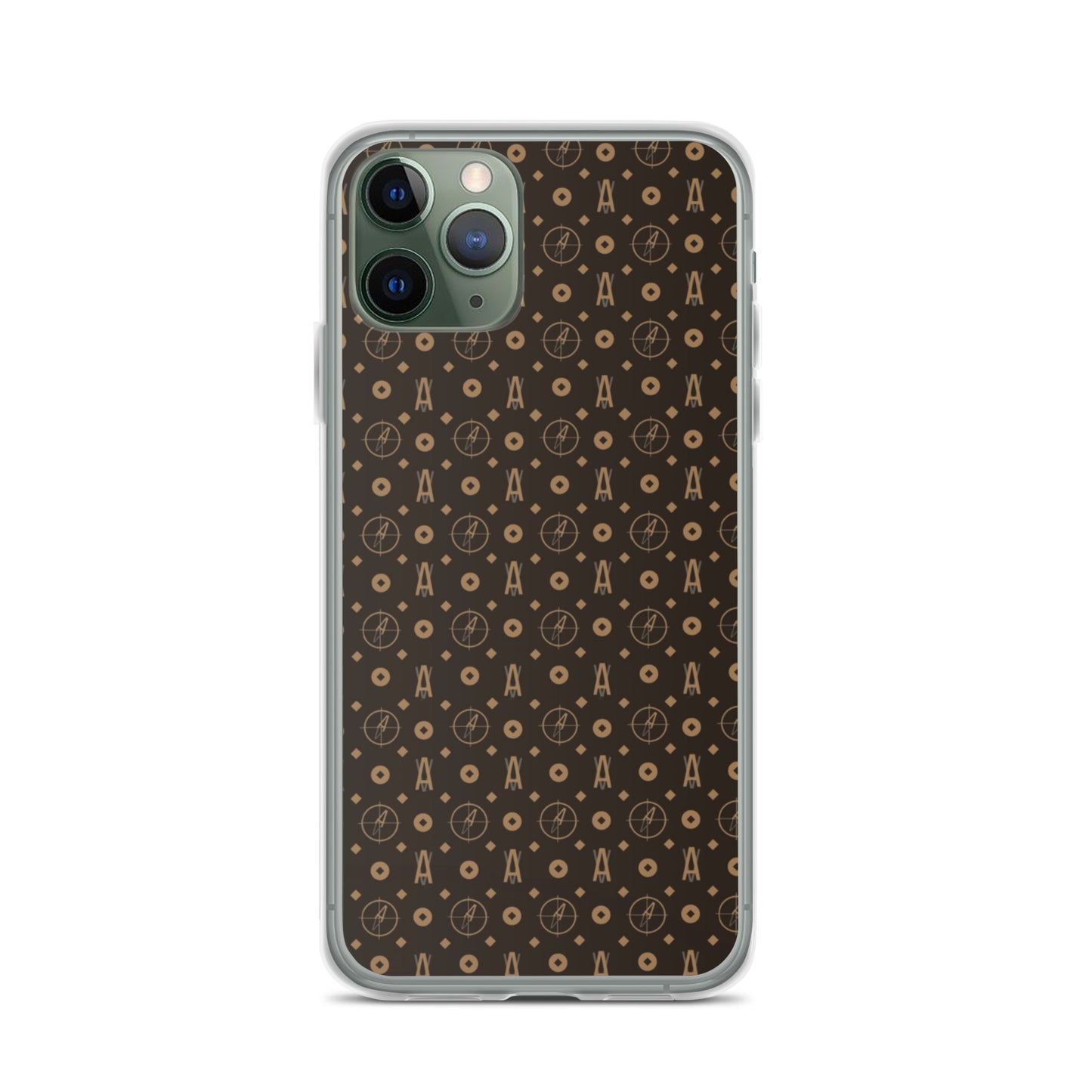 Ave Brown Clear Case for iPhone®