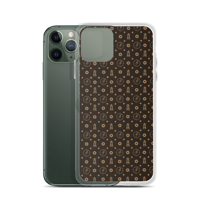 Ave Brown Clear Case for iPhone®