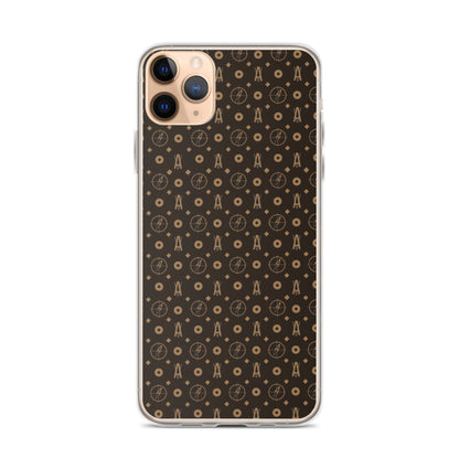 Ave Brown Clear Case for iPhone®