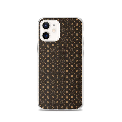 Ave Brown Clear Case for iPhone®