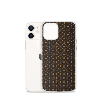 Ave Brown Clear Case for iPhone®