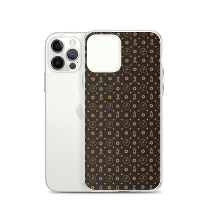 Ave Brown Clear Case for iPhone®