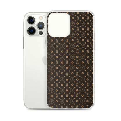 Ave Brown Clear Case for iPhone®