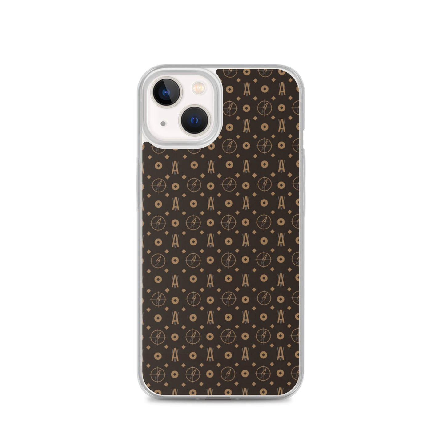 Ave Brown Clear Case for iPhone®