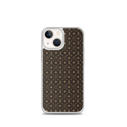 Ave Brown Clear Case for iPhone®