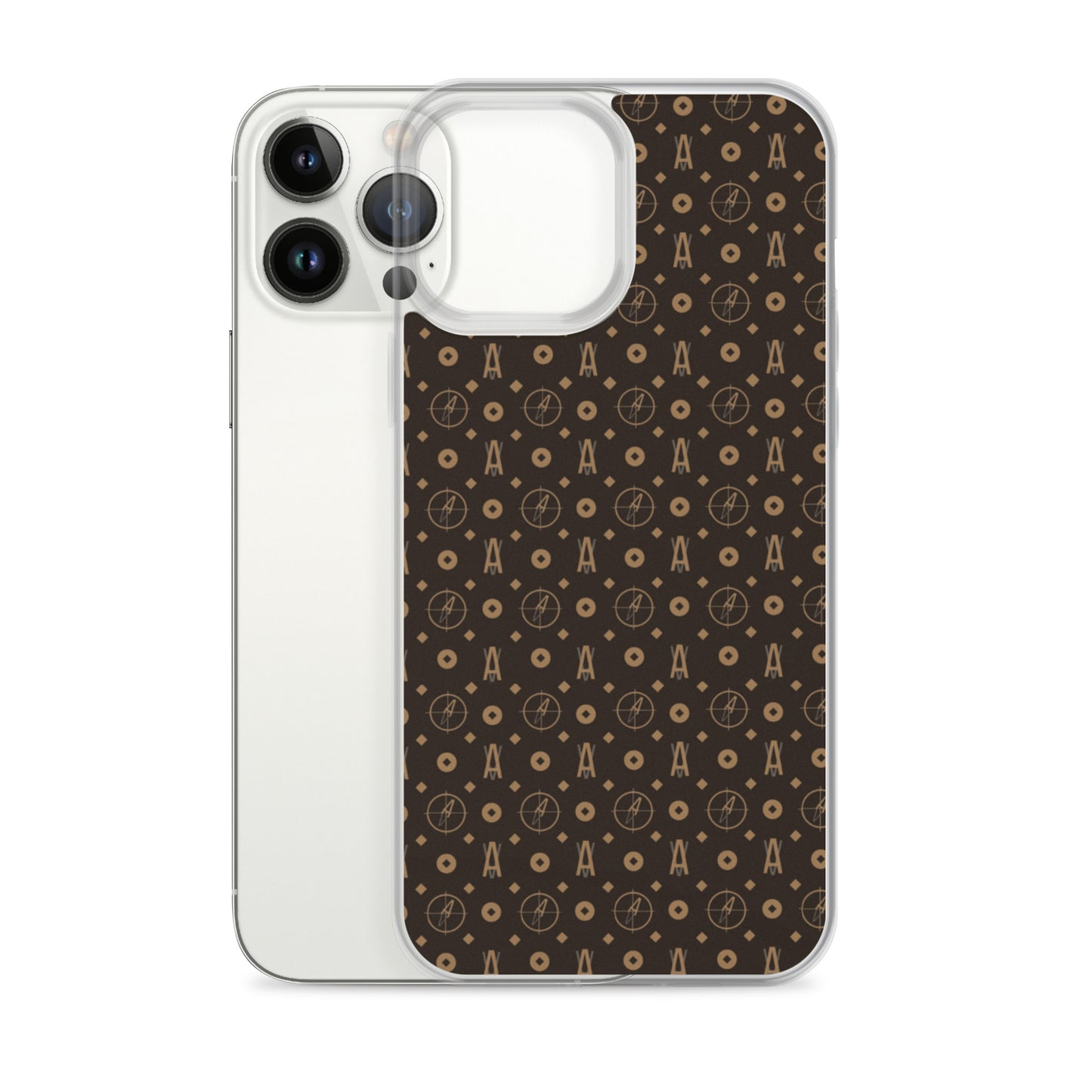 Ave Brown Clear Case for iPhone®