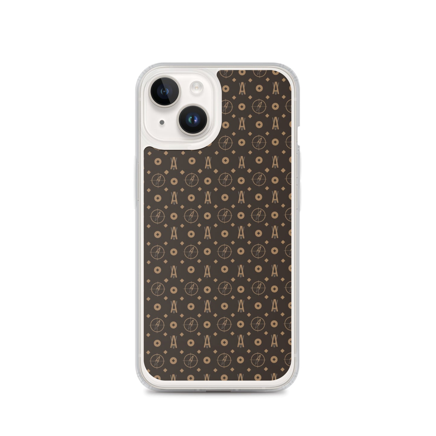 Ave Brown Clear Case for iPhone®