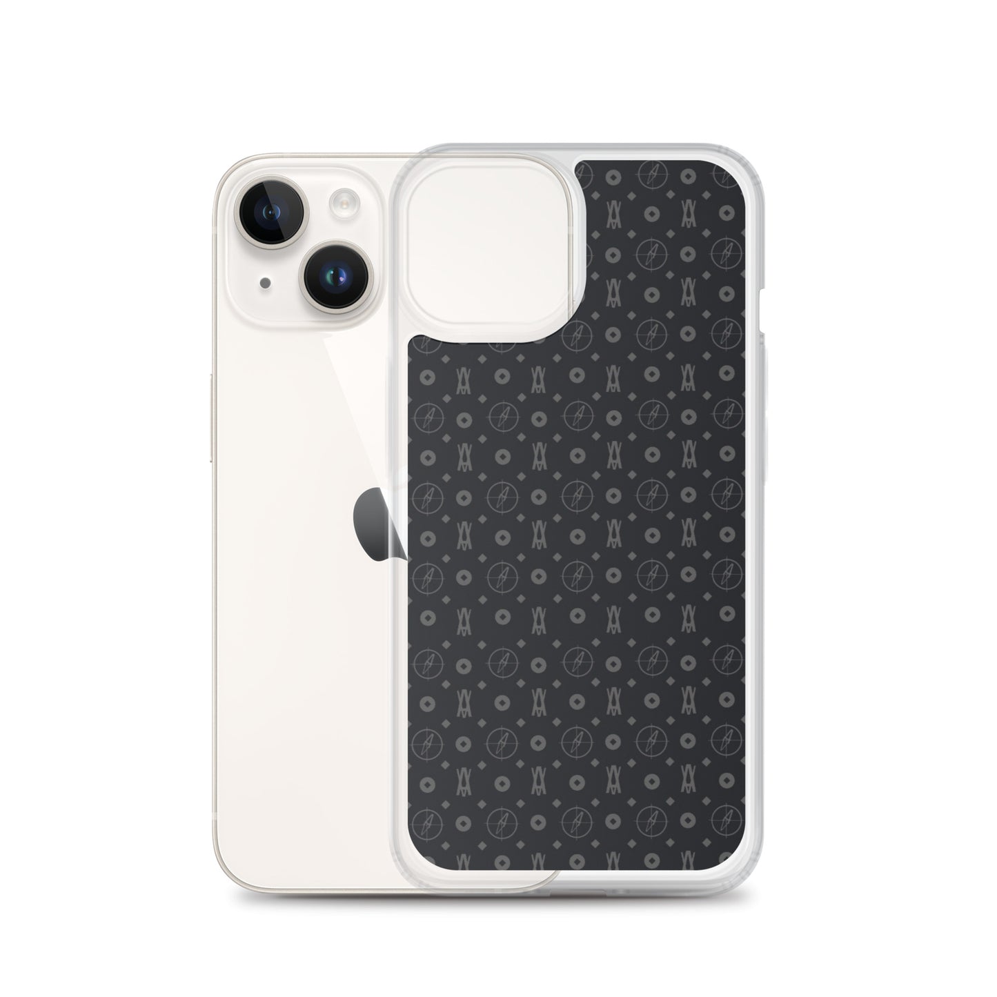 Ave Black Clear Case for iPhone®