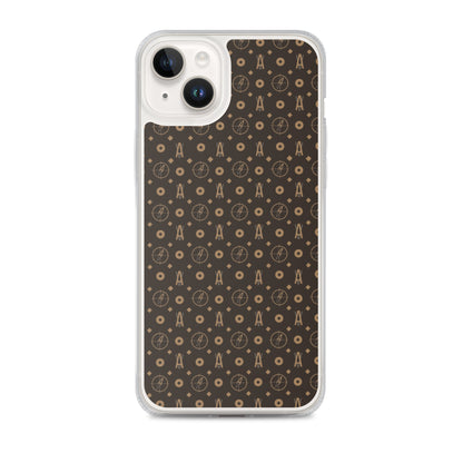 Ave Brown Clear Case for iPhone®