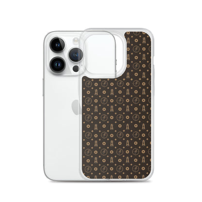 Ave Brown Clear Case for iPhone®