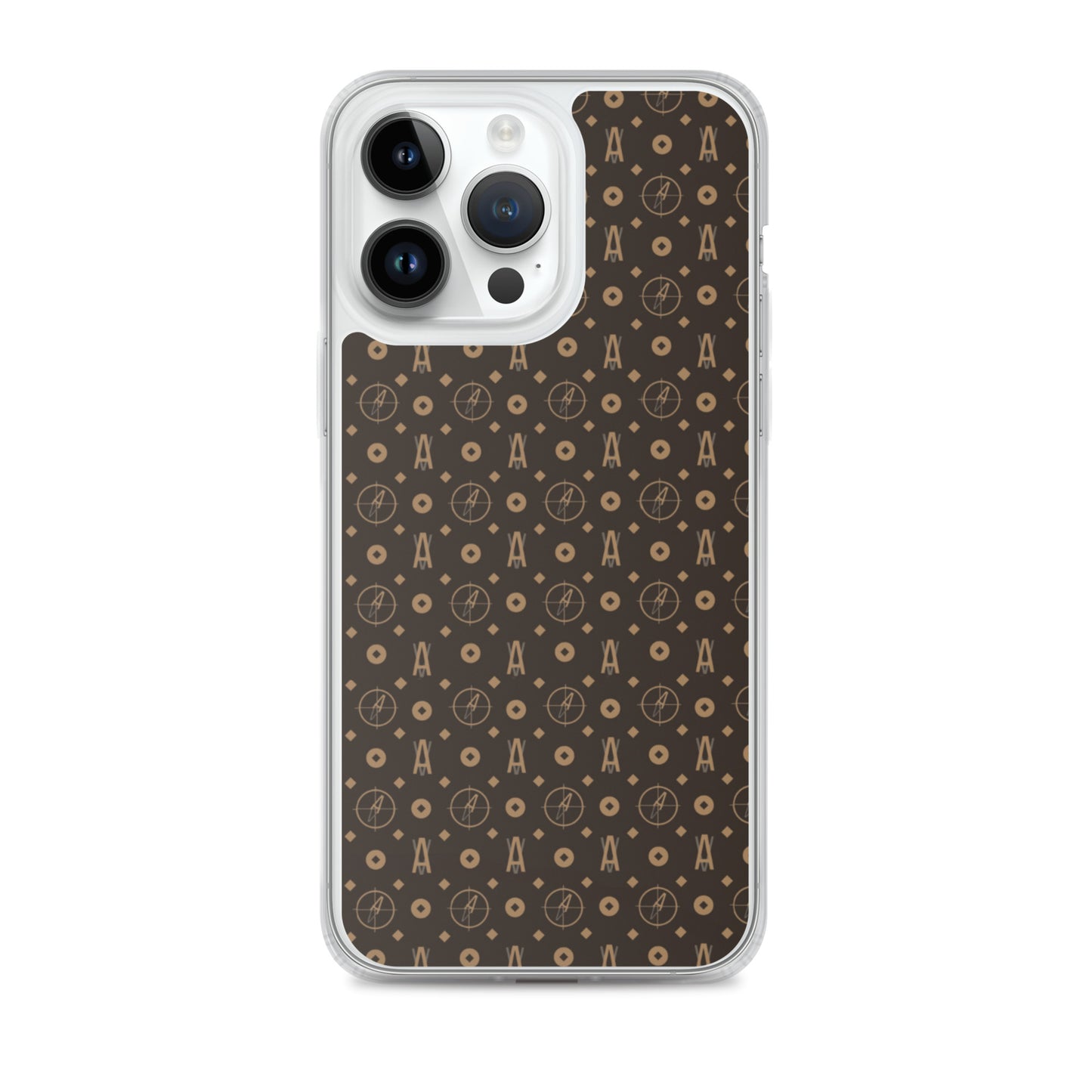 Ave Brown Clear Case for iPhone®