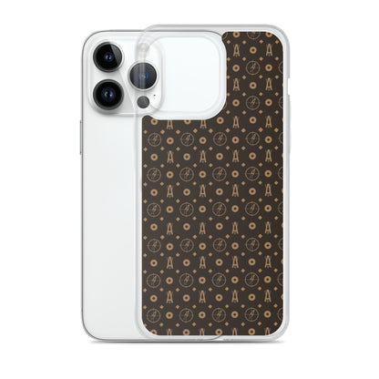 Ave Brown Clear Case for iPhone®