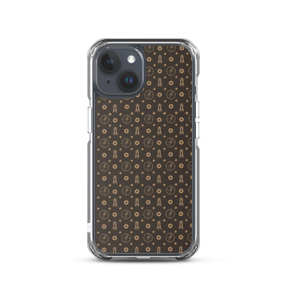 Ave Brown Clear Case for iPhone®