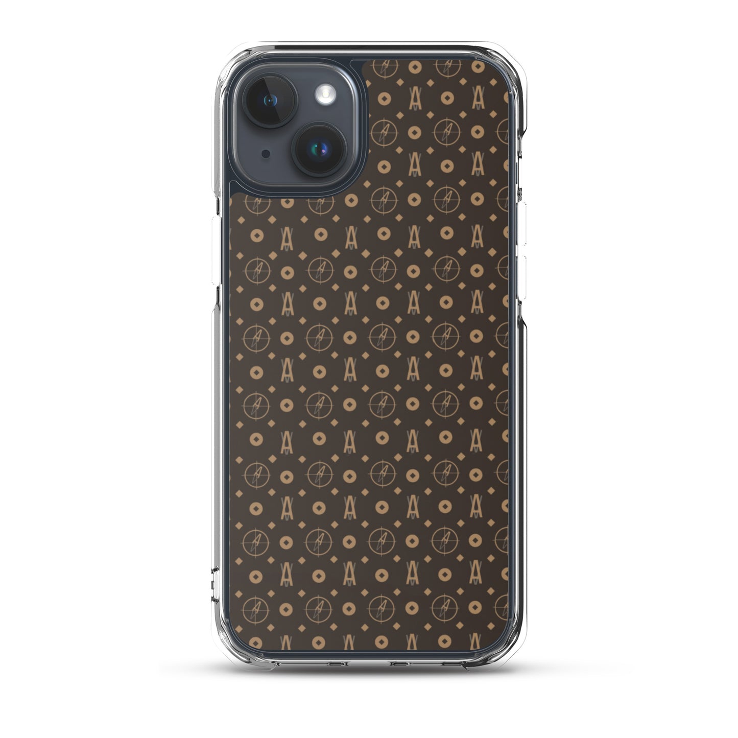 Ave Brown Clear Case for iPhone®