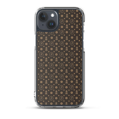 Ave Brown Clear Case for iPhone®