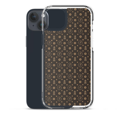 Ave Brown Clear Case for iPhone®