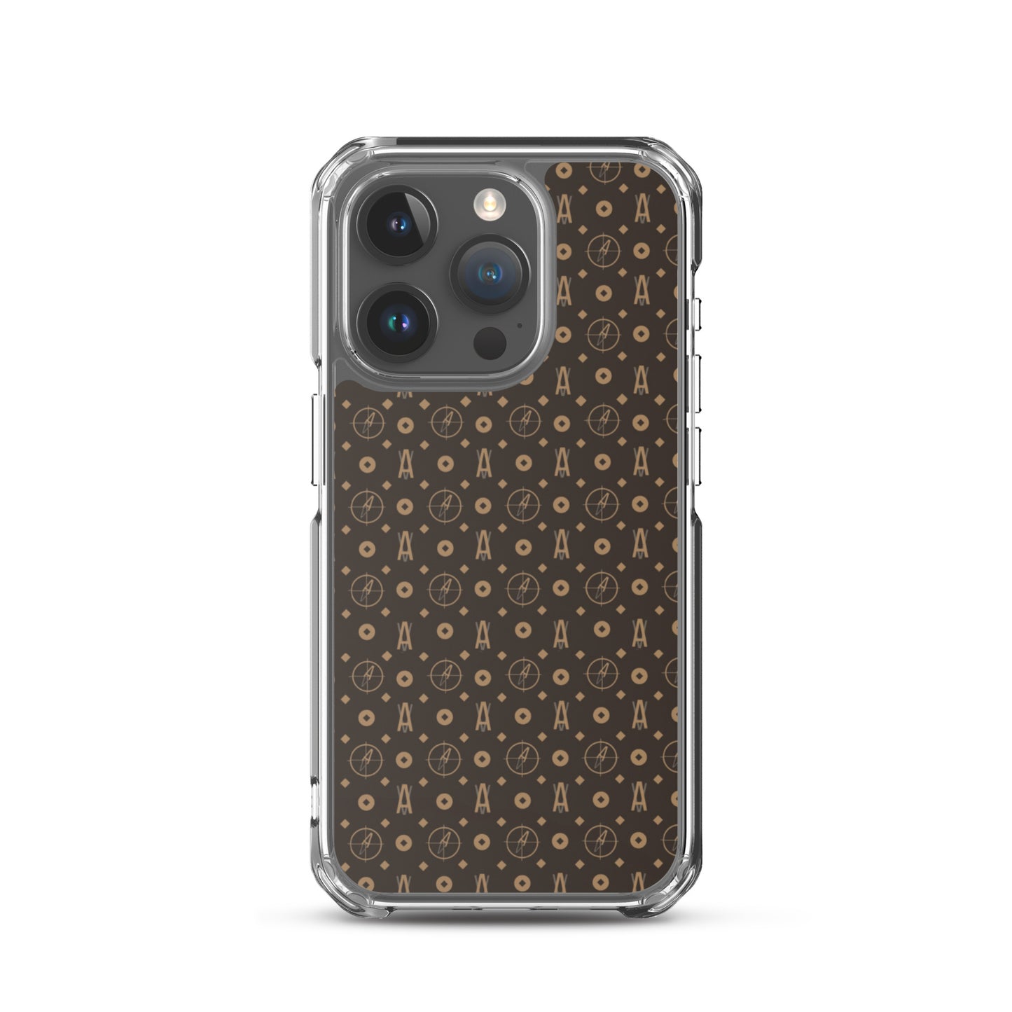 Ave Brown Clear Case for iPhone®