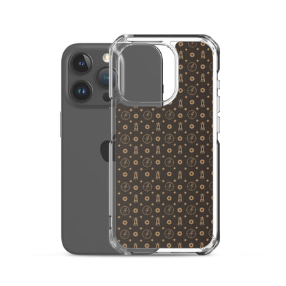 Ave Brown Clear Case for iPhone®