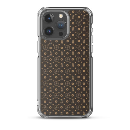 Ave Brown Clear Case for iPhone®