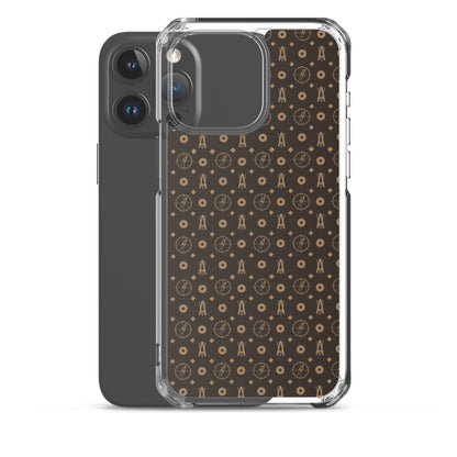 Ave Brown Clear Case for iPhone®