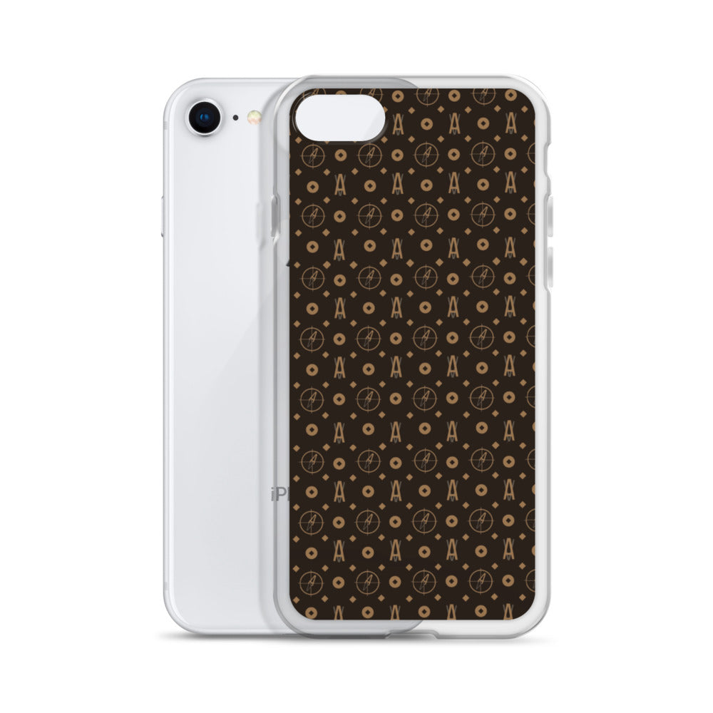 Ave Brown Clear Case for iPhone®