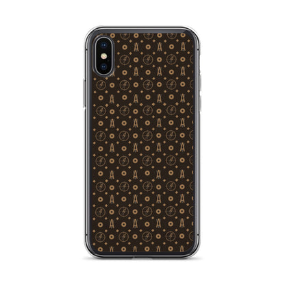 Ave Brown Clear Case for iPhone®