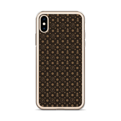 Ave Brown Clear Case for iPhone®