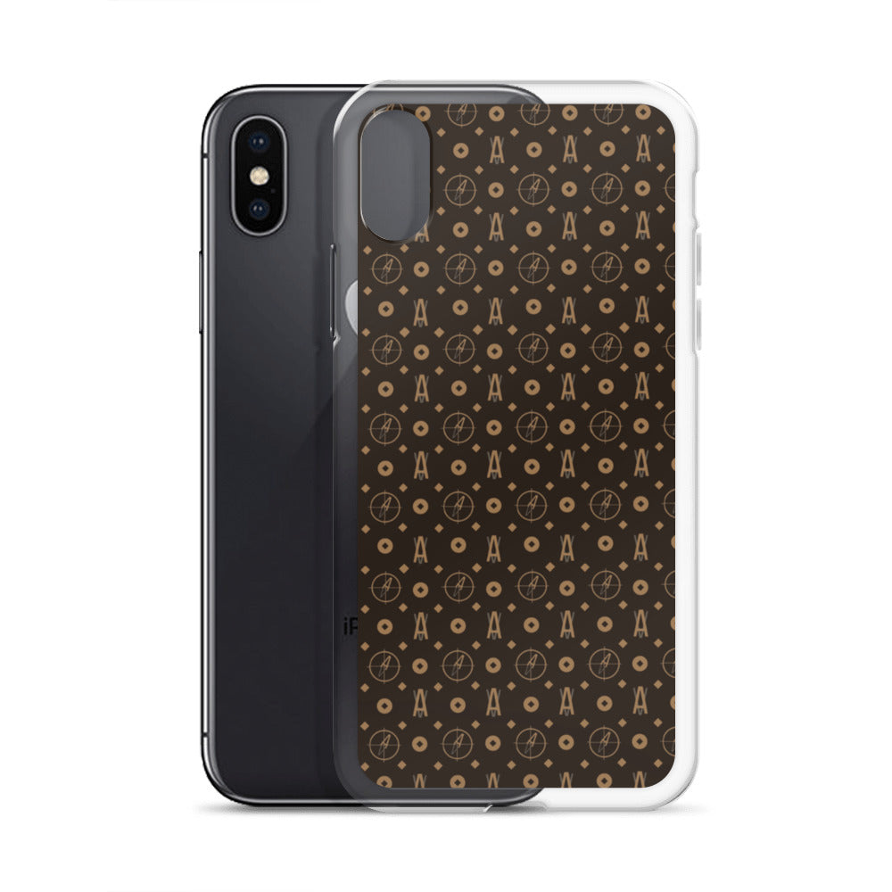 Ave Brown Clear Case for iPhone®