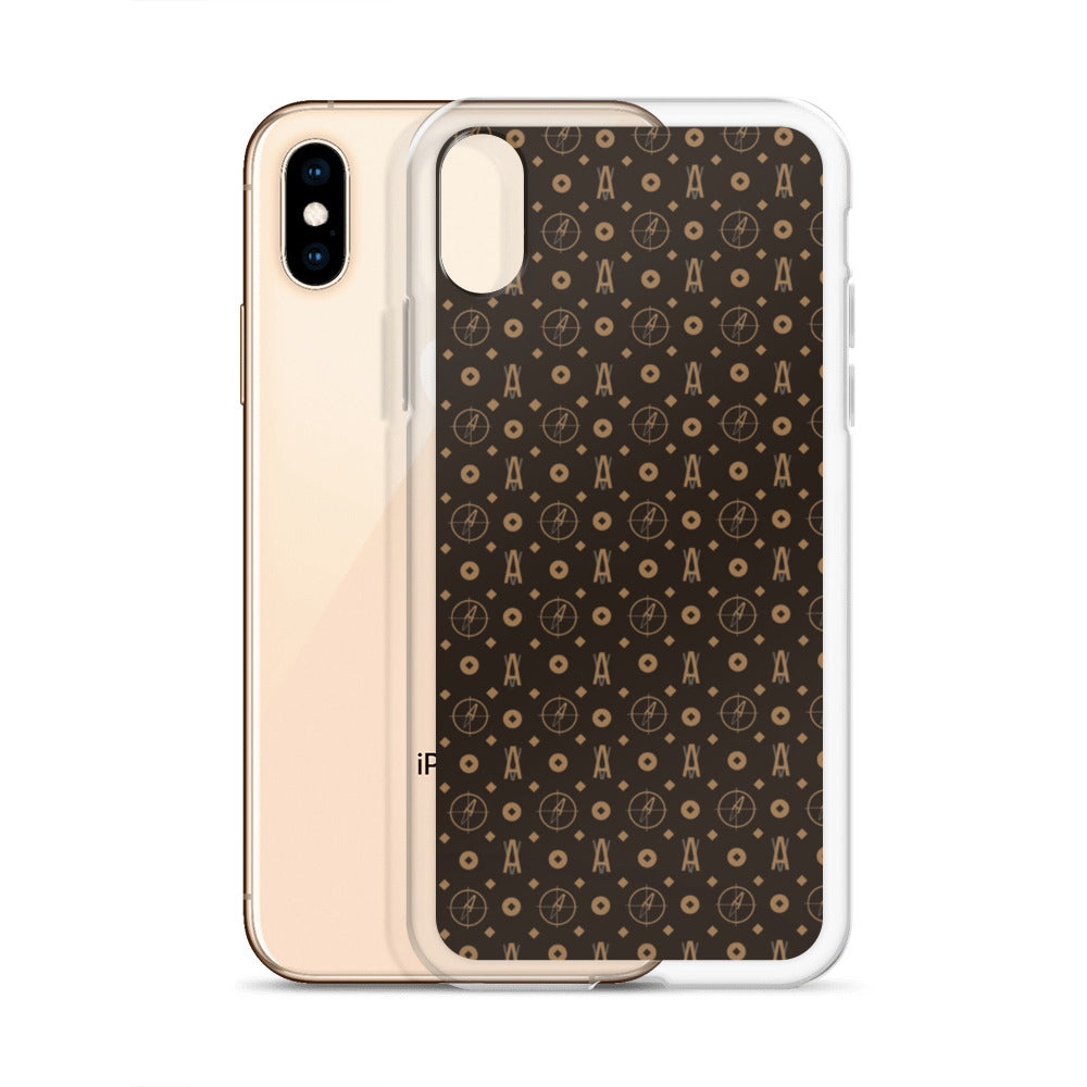 Ave Brown Clear Case for iPhone®