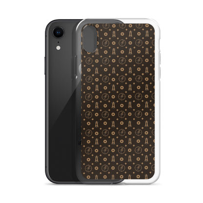 Ave Brown Clear Case for iPhone®