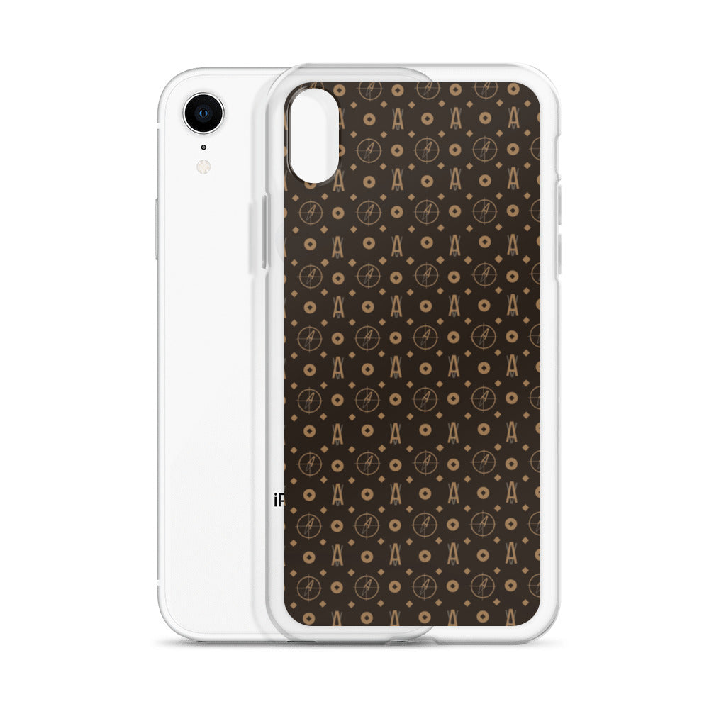 Ave Brown Clear Case for iPhone®