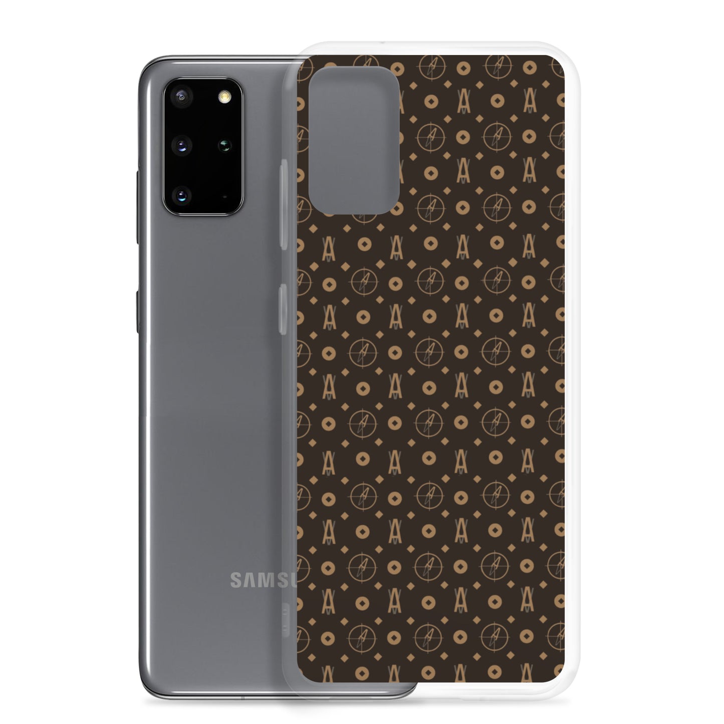 Ave Brown Clear Case for Samsung®