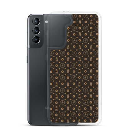 Ave Brown Clear Case for Samsung®