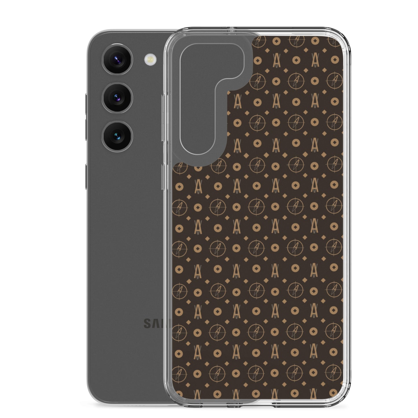 Ave Brown Clear Case for Samsung®