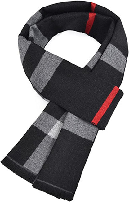 Mens Super Soft Classic Cashmere Feel Winter Scarf